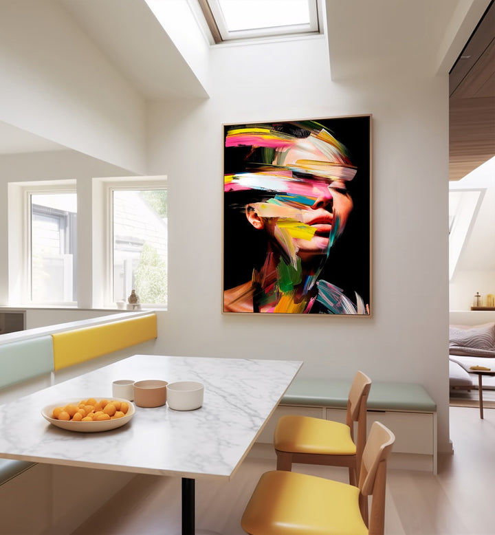 FACELESS VIII , ABSTRACT PAINTINGS