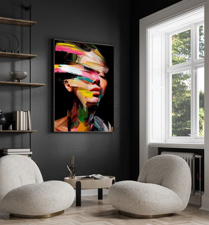 FACELESS VIII , ABSTRACT PAINTINGS