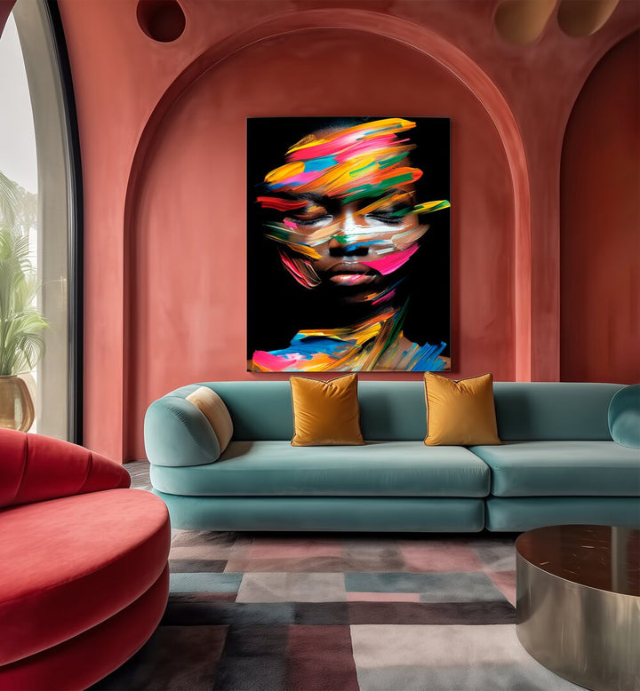 FACELESS XIII . ABSTRACT PAINTINGS