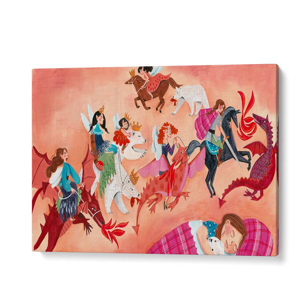 Fairy By Caroline Bonne Muller Kids Room Painting in Gallery Wrap