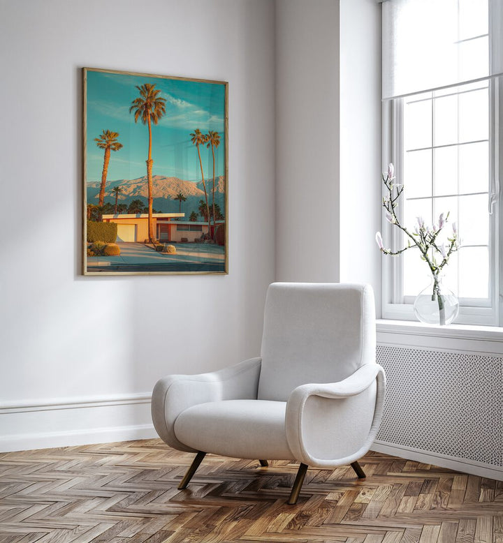 Vibrant FAMOUS PALM SPRINGS, BEACH PAINTINGS by Philippe Hugonnard elevate any space with California's allure.