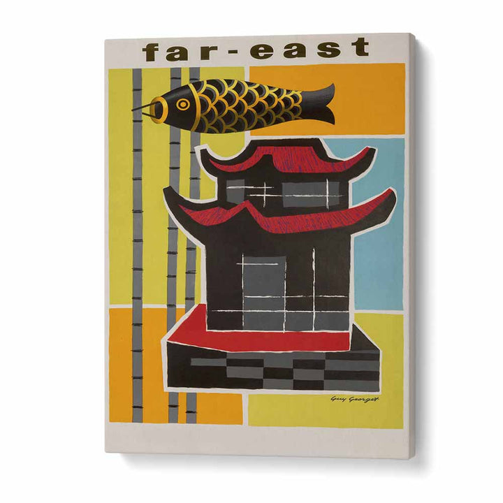 Far East  Travel Posters in Gallery Wrap