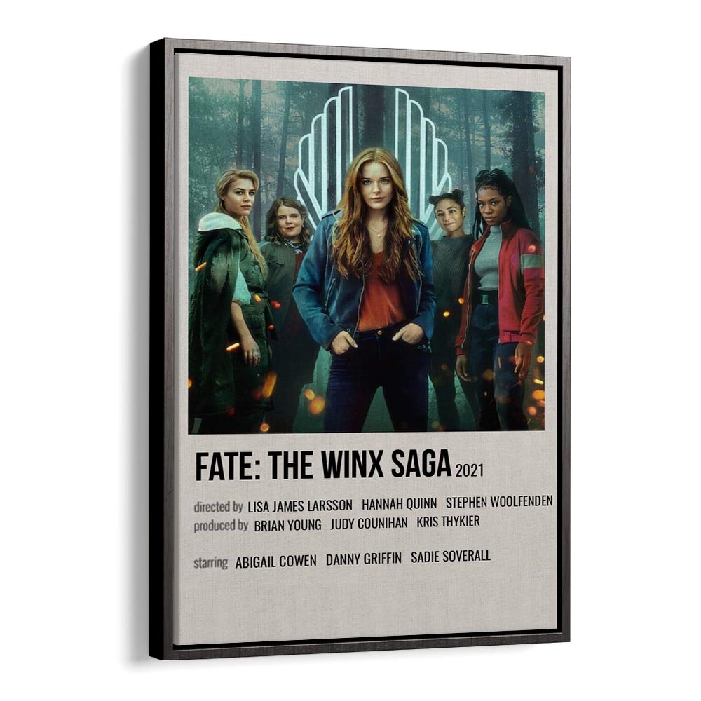 Fate-The Winx Saga 2021 Movie Posters in Black Floater Frame