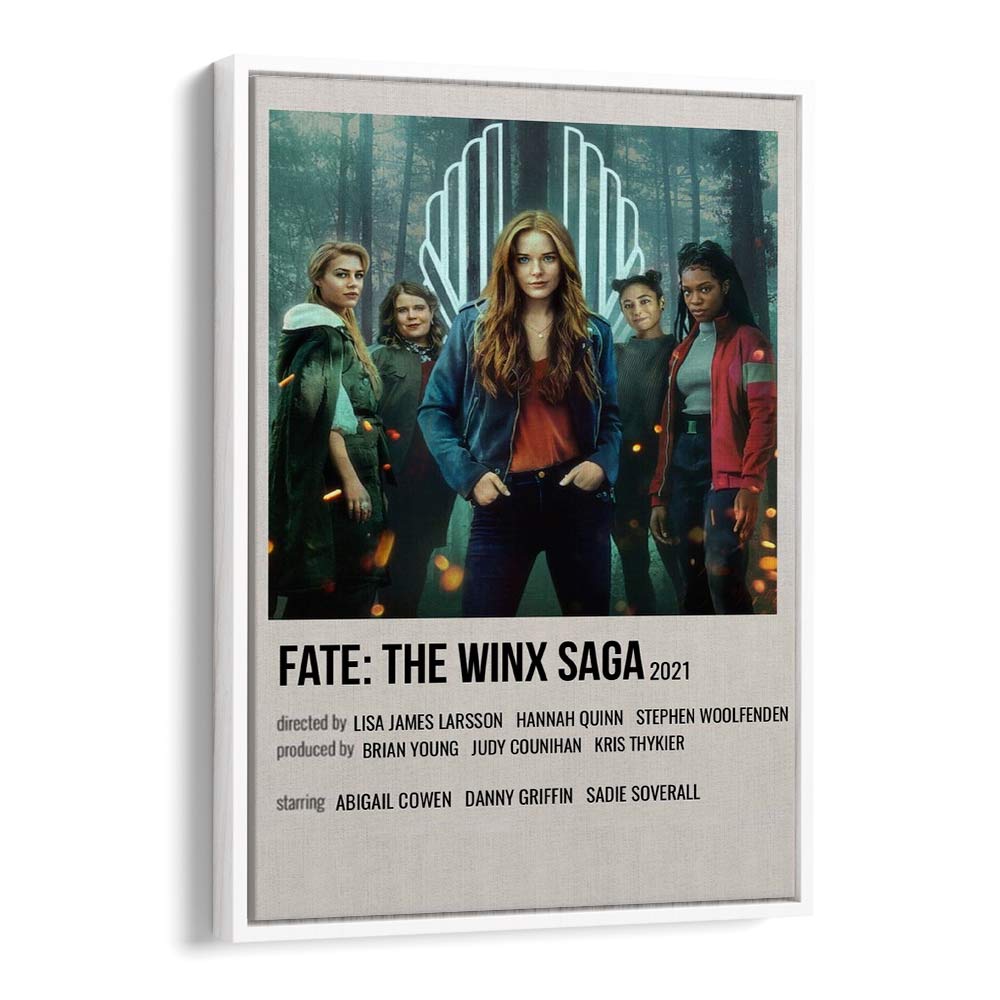 Fate-The Winx Saga 2021 Movie Posters in White Floater Frame