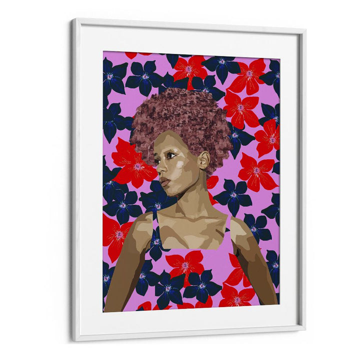 Feelings By Lynnda Rakos Pop Art Paintings Pop Art Prints in White Frame With Mount