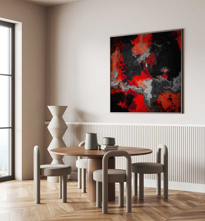 FIERY ABYSS , ABSTRACT PAINTINGS