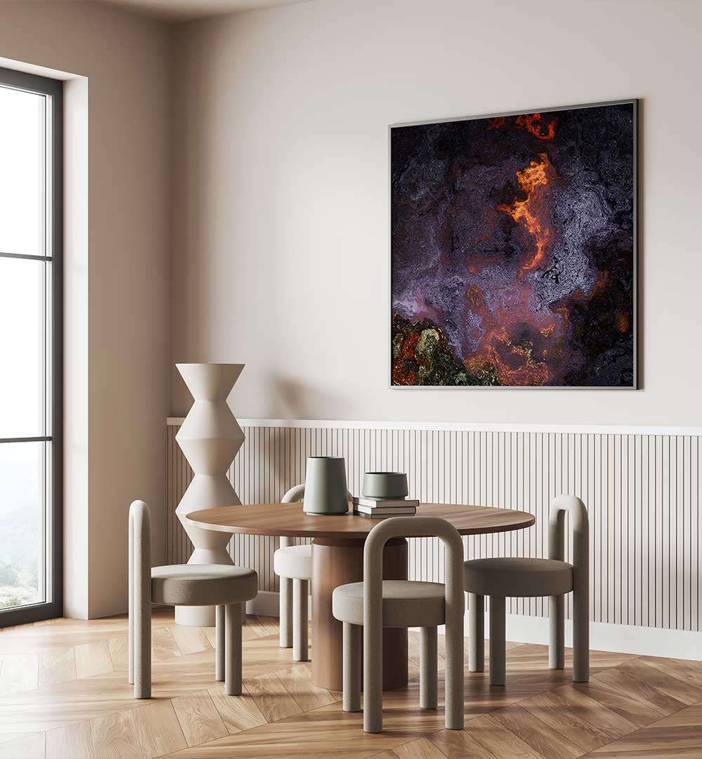 FIERY COSMOS CHAOS , ABSTRACT PAINTINGS