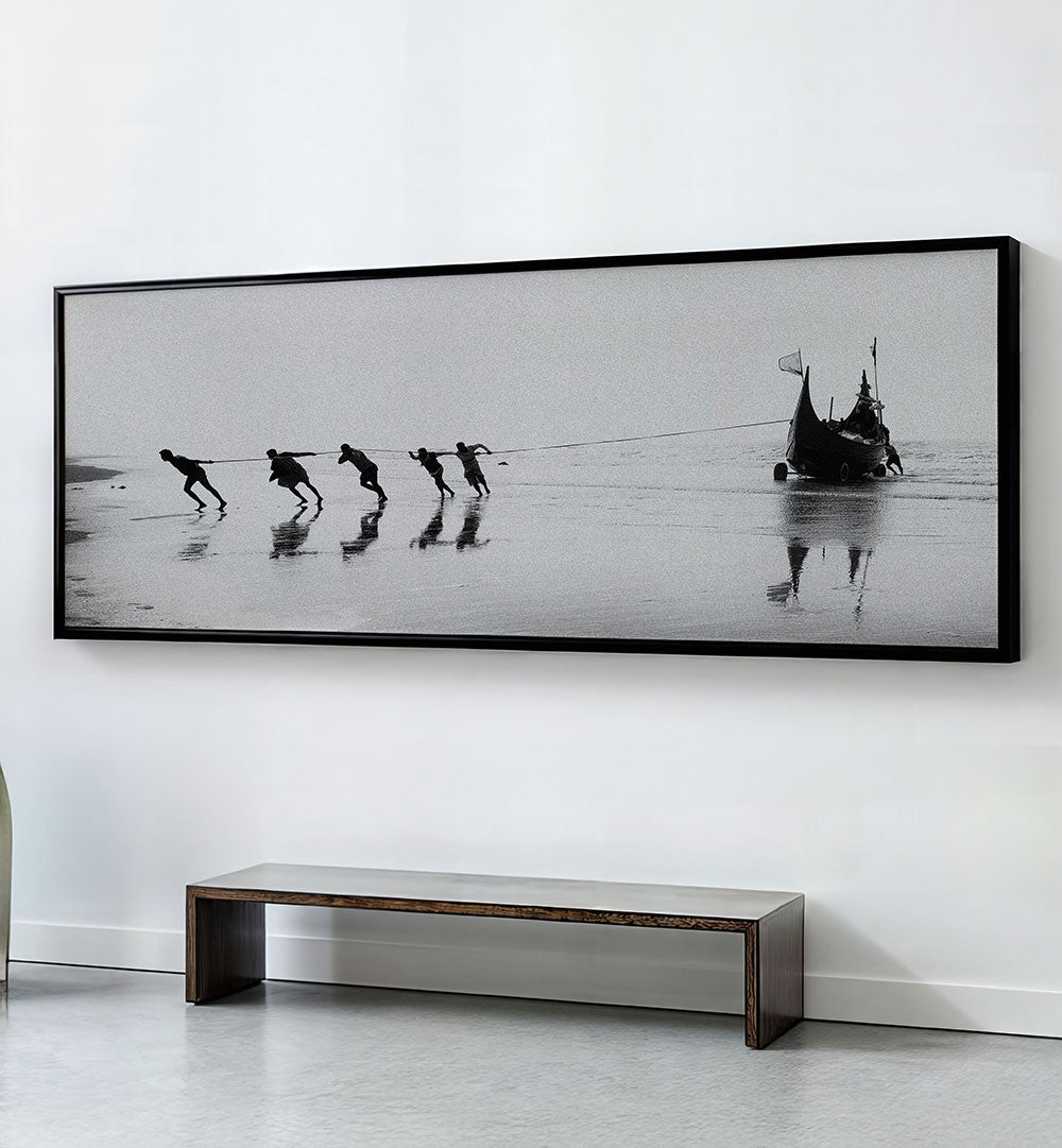 FISHERMEN , PANORAMIC ART
