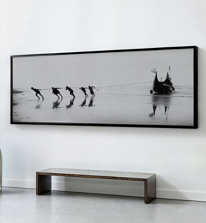 FISHERMEN , PANORAMIC ART