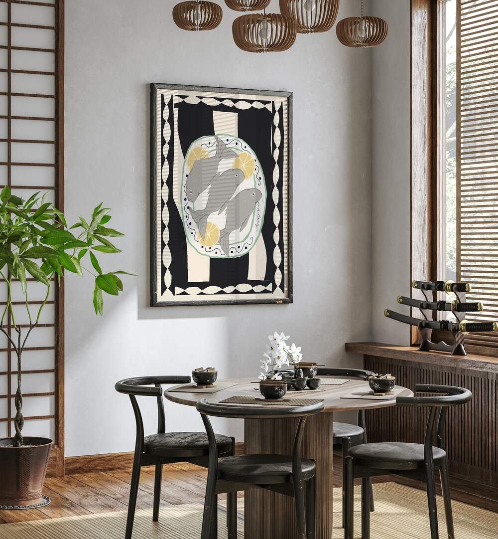 Stunning FISHES, KITCHEN POSTERS enhance your decor, bringing ocean beauty into your home for a serene atmosphere.