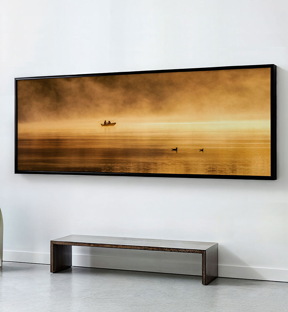 FISHING FOR GLORY , PANORAMIC ART