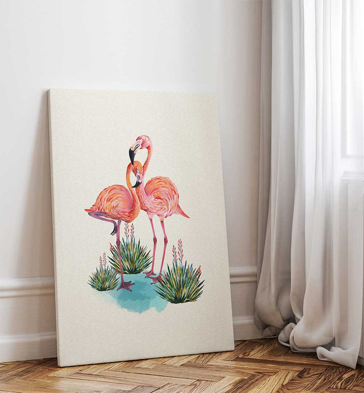 FLAMINGO , ANIMAL PAINTINGS