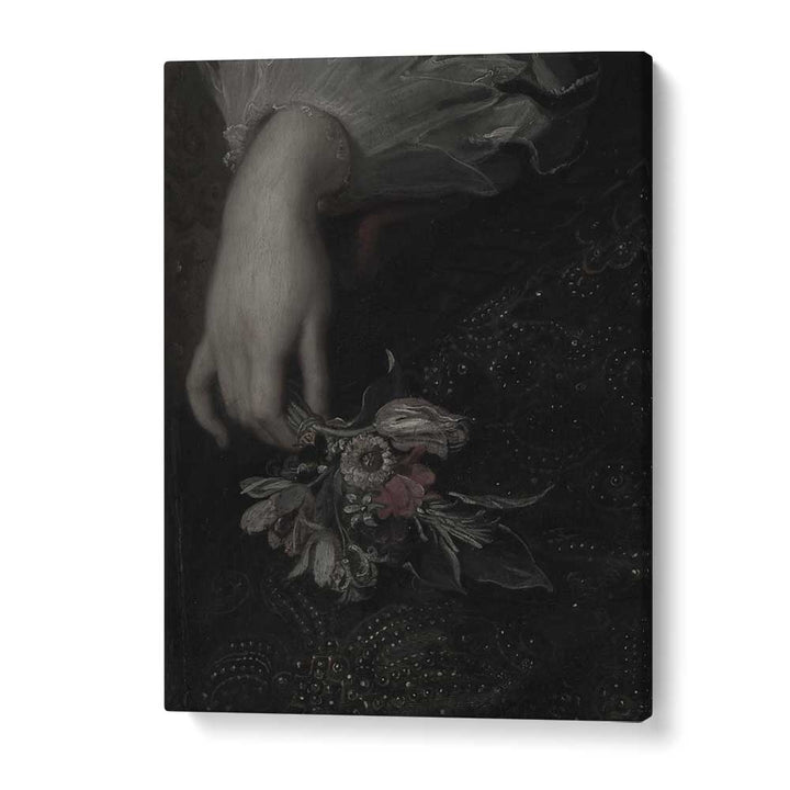 Floral Embrace A Handful Of Gothic Blooms Gothic Art Prints in Gallery Wrap