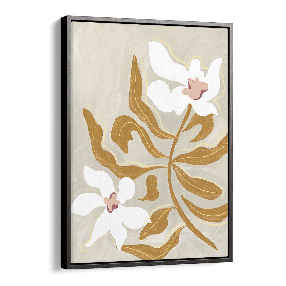 Flower Flower By Arty Guava Wall Art Prints in Black Floater Frame