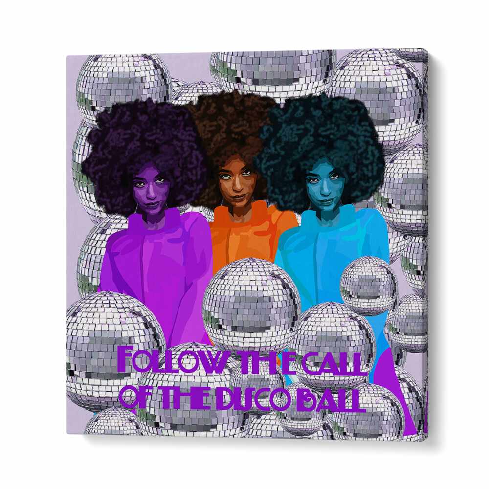 Follow the Call of the Disco Ball By Lynnda Rakos Pop Art Paintings Pop Art Prints in Gallery Wrap