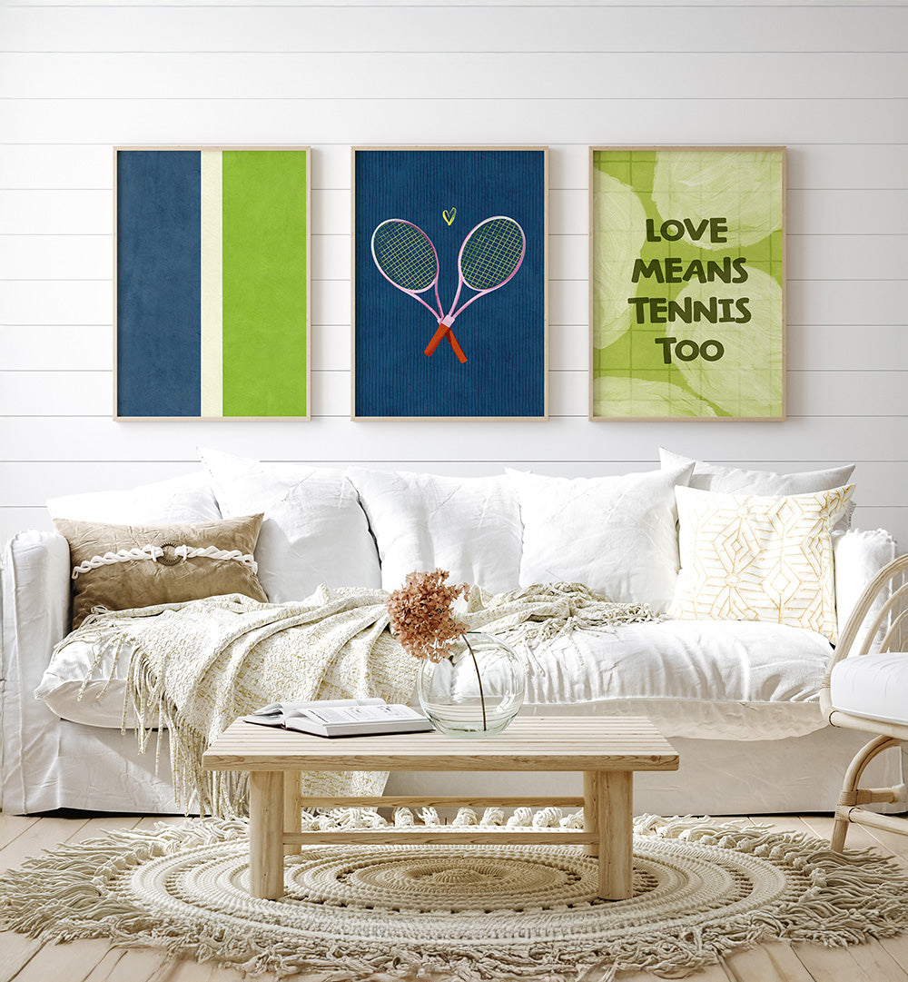 FOREVER LOVE ALL,  SET OF 3 PAINTINGS