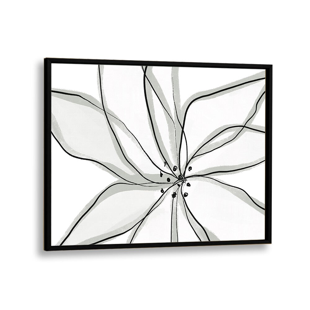 Fragile Flower by Uplus Me Studio Kitchen Art Prints Kitchen Posters in Black Plain Frame