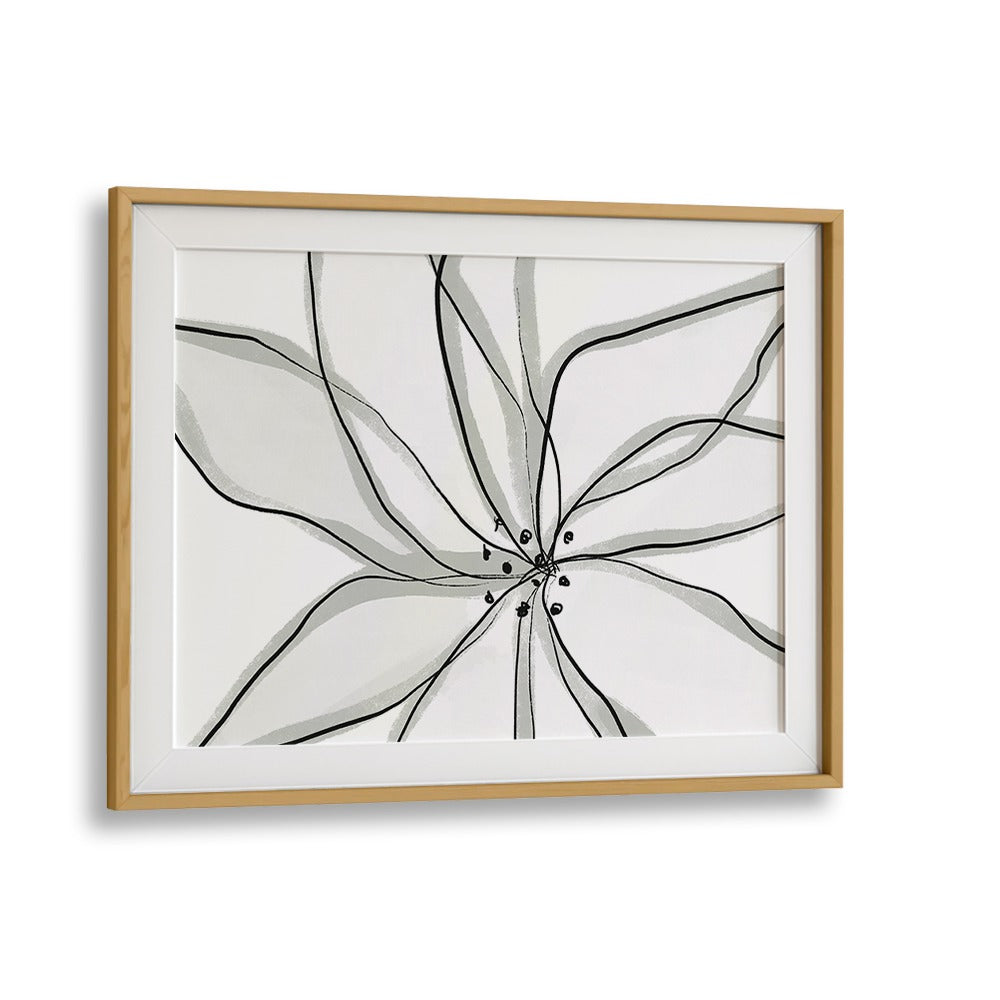 Fragile Flower by Uplus Me Studio Kitchen Art Prints Kitchen Posters in Oak Wood Frame With Mount