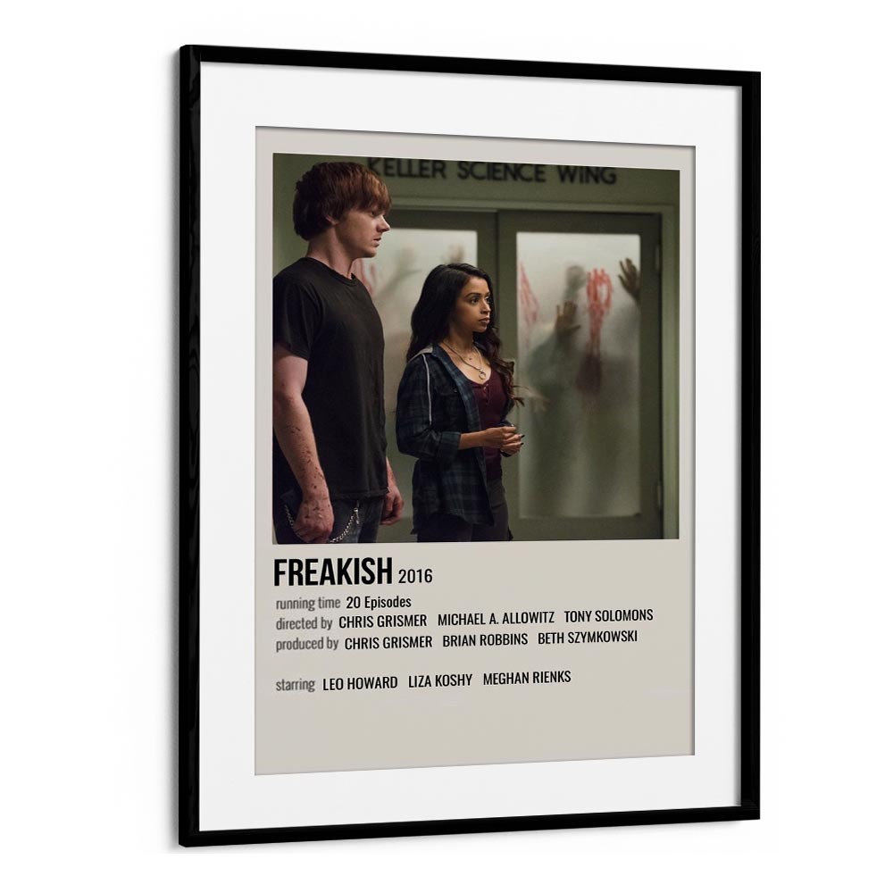 Freakish 2016 Movie Posters in Black Frame With Mount