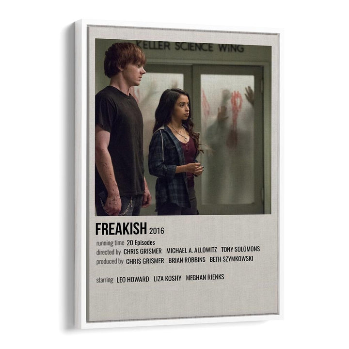 Freakish 2016 Movie Posters in White Floater Frame