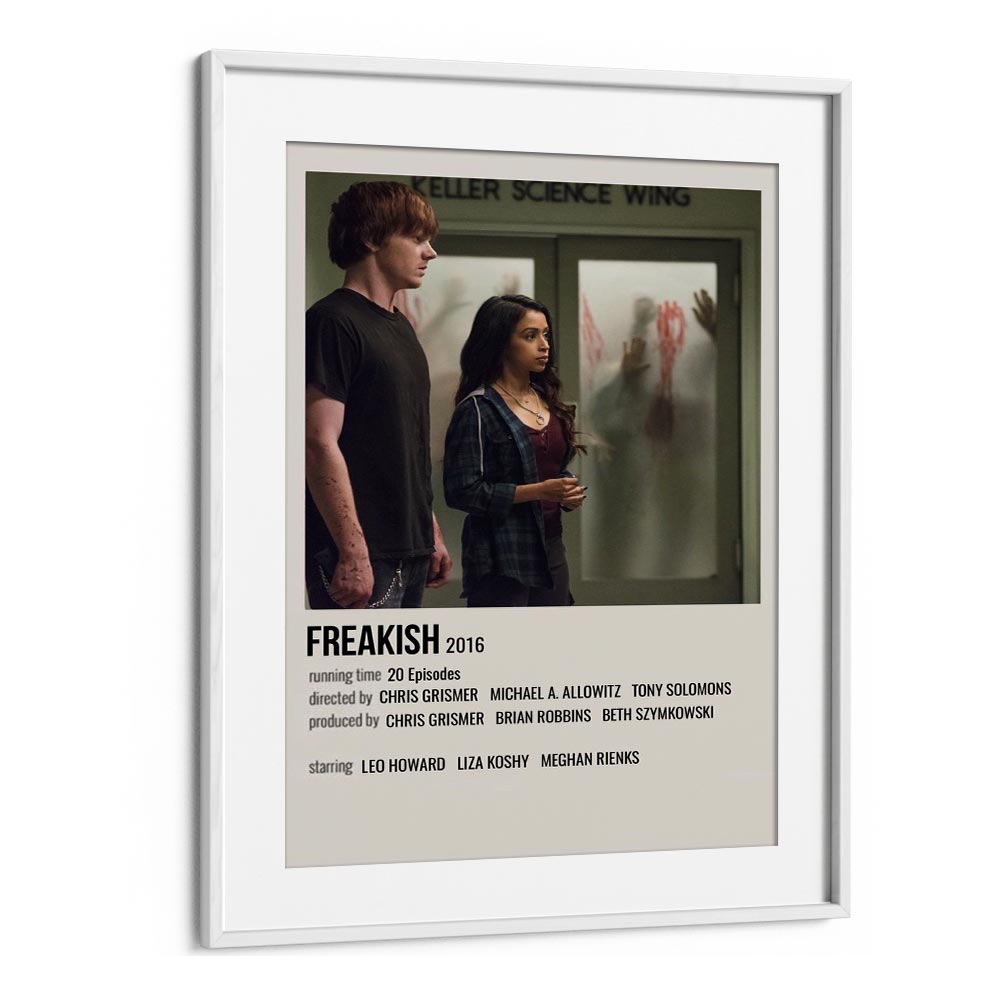 Freakish 2016 Movie Posters in White Frame With Mount
