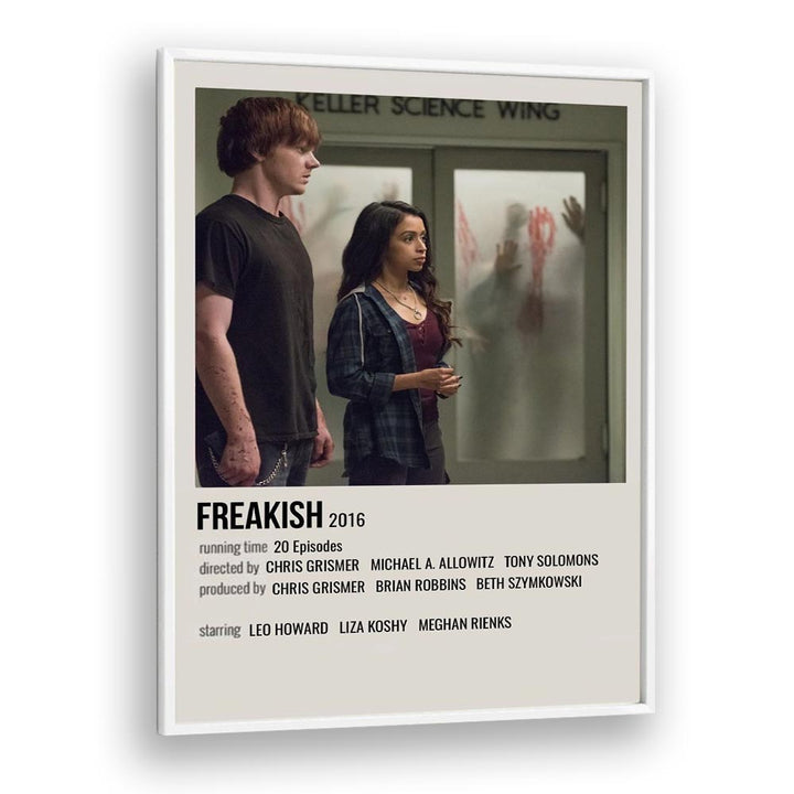 Freakish 2016 Movie Posters in White Plain Frame