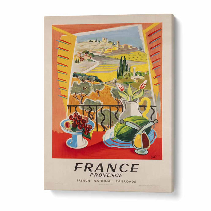 French National Railways  Retro Travel Posters in Gallery Wrap