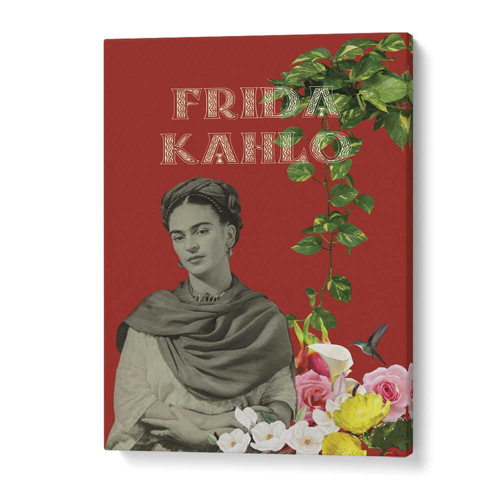 Frida Kahlo By Grishma Korjani Artist Tribute Posters in Gallery Wrap