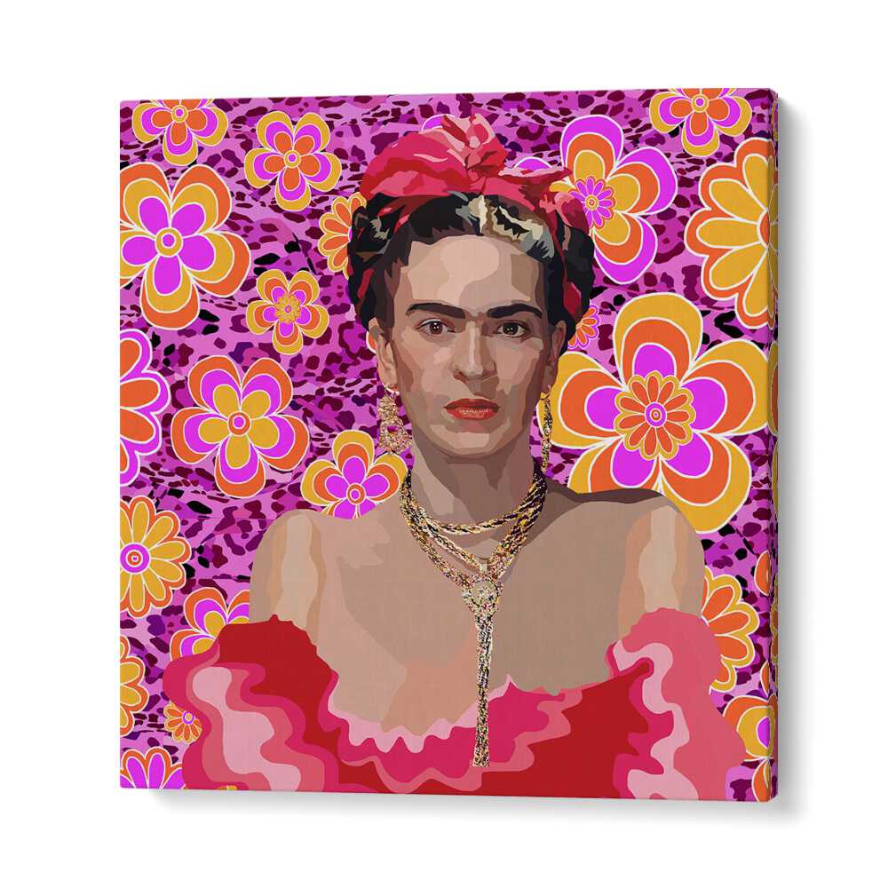 Frida the Queen By Lynnda Rakos Pop Art Paintings Pop Art Prints in Gallery Wrap