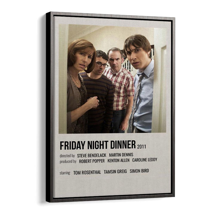 Friday Night Dinner 2011 Movie Posters in Black Floater Frame