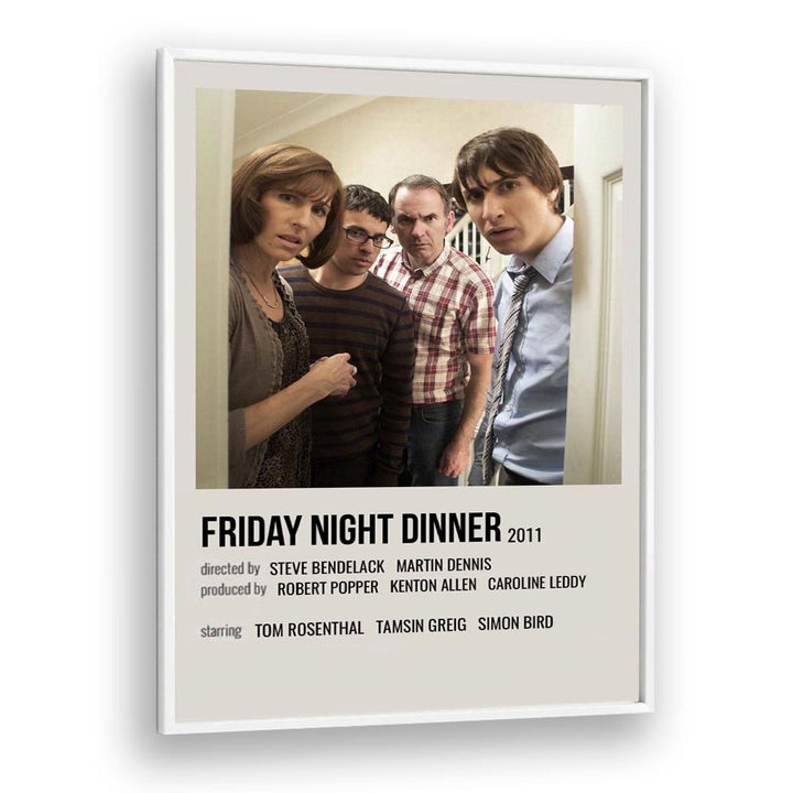Friday Night Dinner 2011 Movie Posters in White Plain Frame