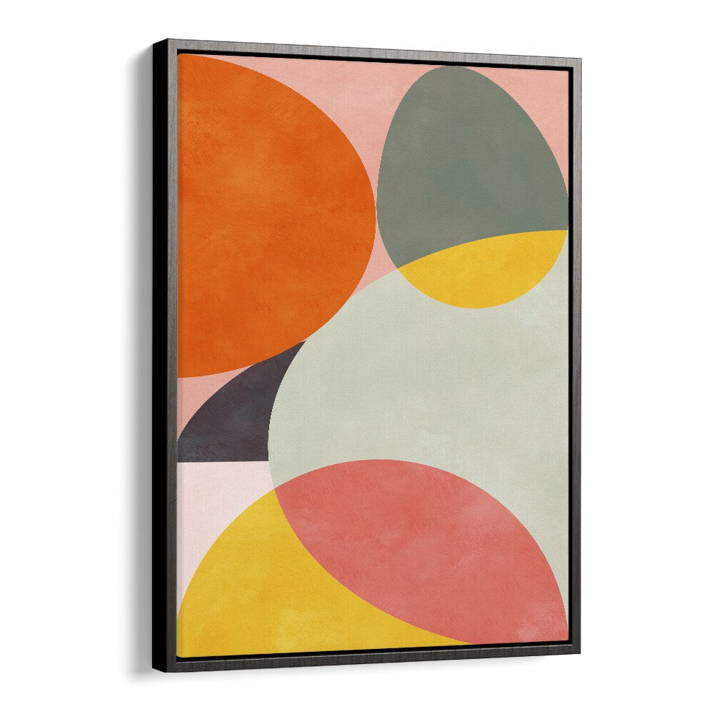 Friendly Colors I By Ana Rut Bre Landscape Art Prints in Black Floater Frame