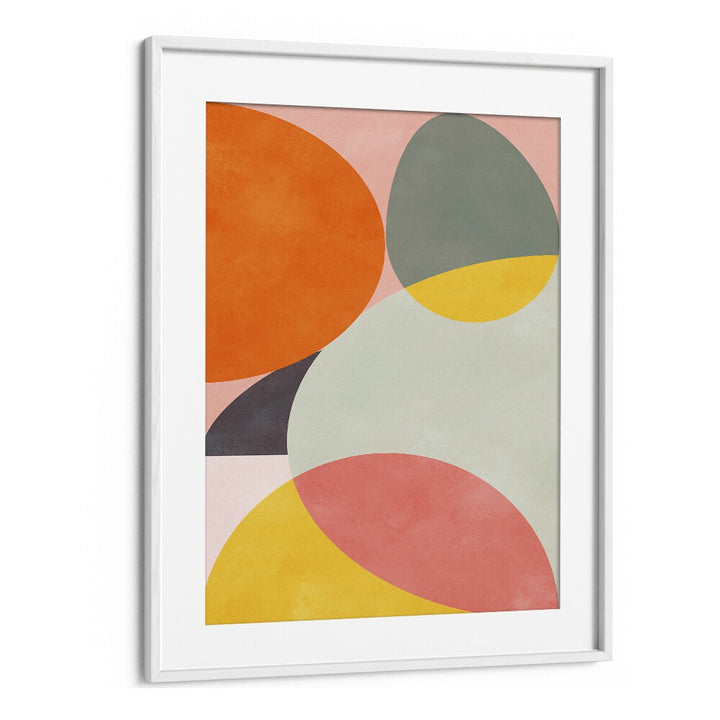 Friendly Colors I By Ana Rut Bre Landscape Art Prints in White Frame With Mount