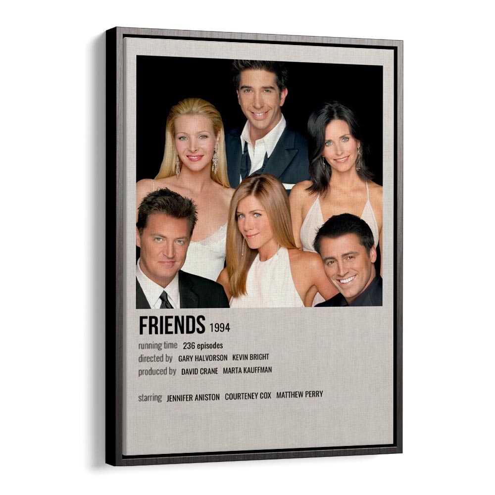 Friends 1994 I Movie Posters in Black Floater Frame