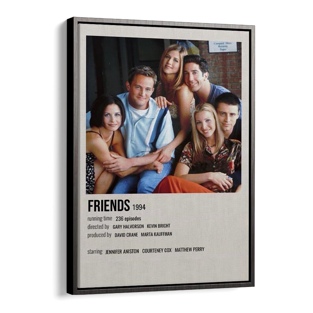 Friends 1994 II Movie Posters in Black Floater Frame