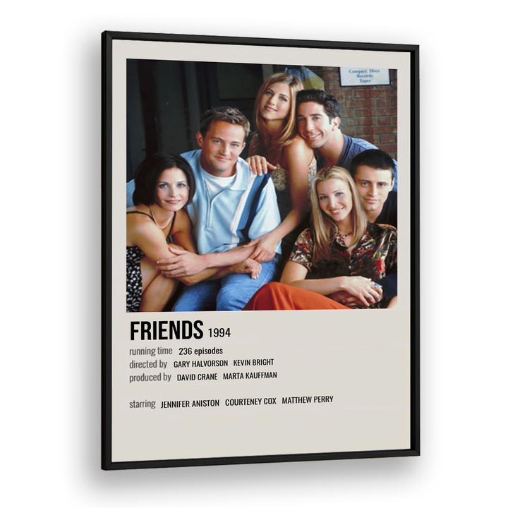 Friends 1994 II Movie Posters in Black Plain Frame