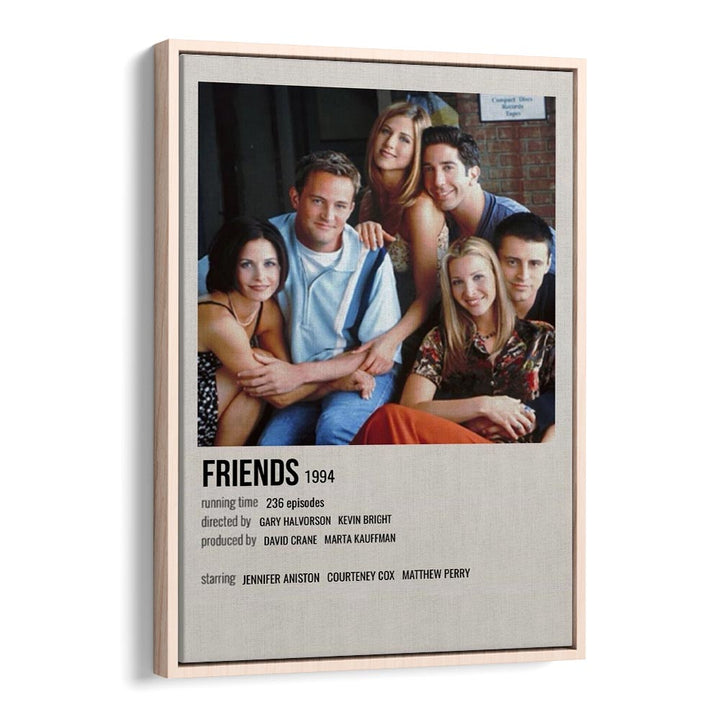 Friends 1994 II Movie Posters in Oak Wood Floater Frame