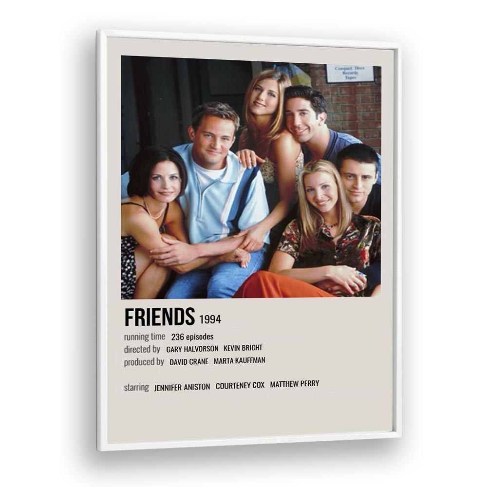 Friends 1994 II Movie Posters in White Plain Frame