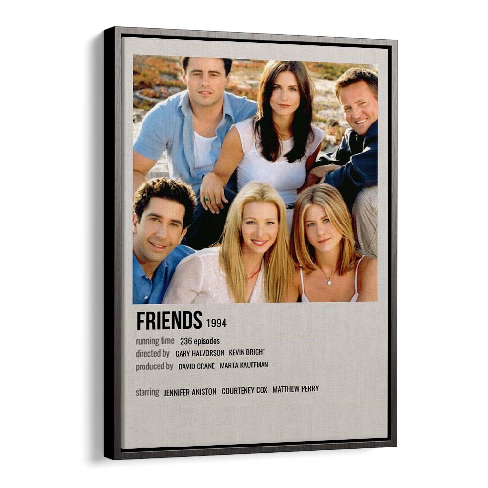 Friends 1994 III Movie Posters in Black Floater Frame