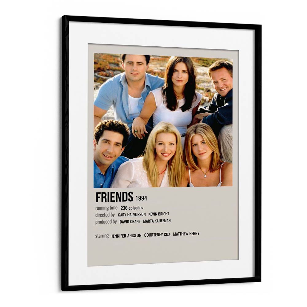 Friends 1994 III Movie Posters in Black Frame With Mount