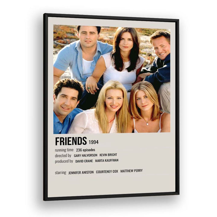 Friends 1994 III Movie Posters in Black Plain Frame
