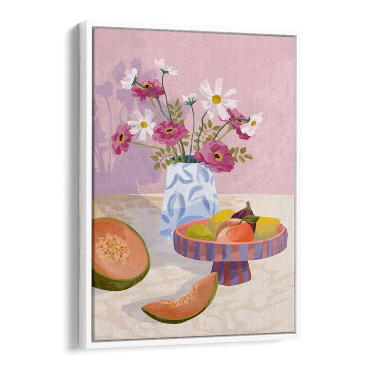 Fruit Break By Goed Blauw Kitchen Art Prints in White Floater Frame