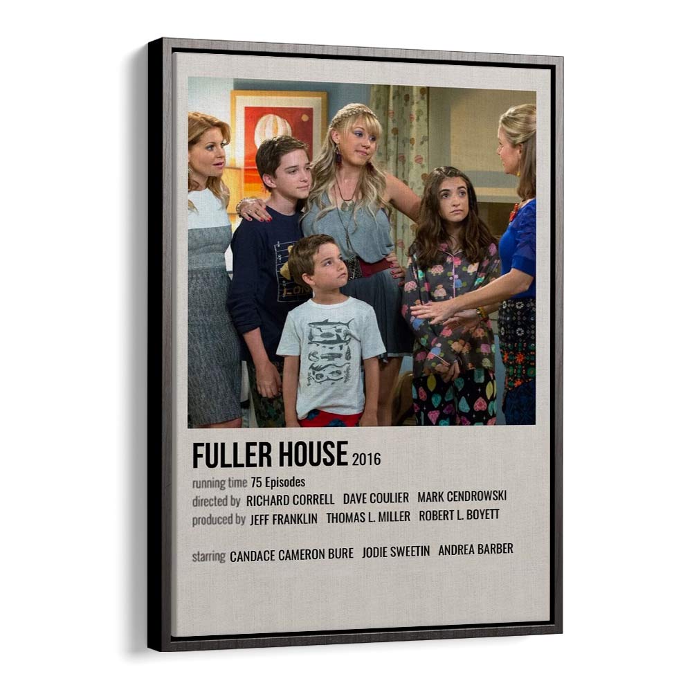 Fuller House 2016 Movie Posters in Black Floater Frame