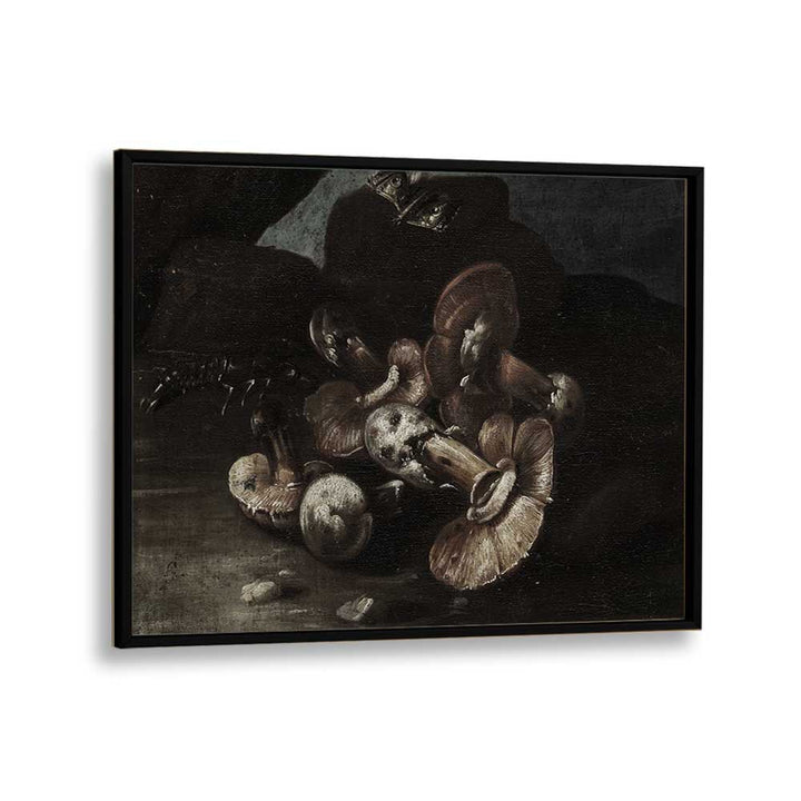 Fungal Phantoms Gothic Wall Art Prints in Black Plain Frame