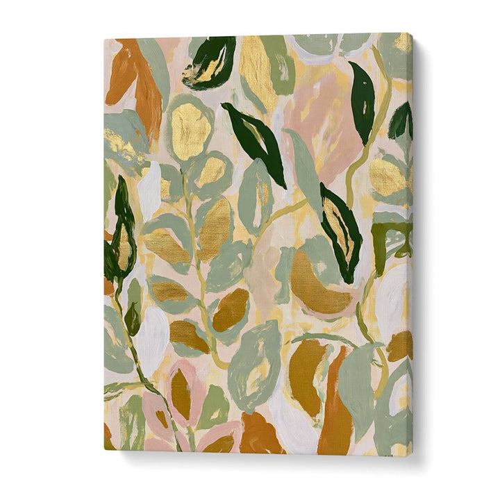 ABSTRACT GOLD LEAVES