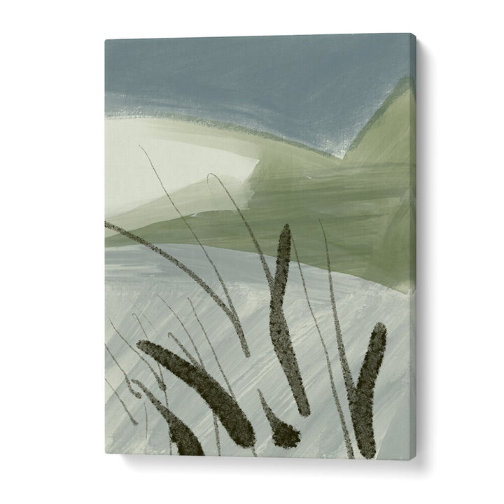 Explore ABSTRACT LAND SHAPES, ABSTRACT PAINTINGS with this serene canvas featuring soft colors and organic forms.