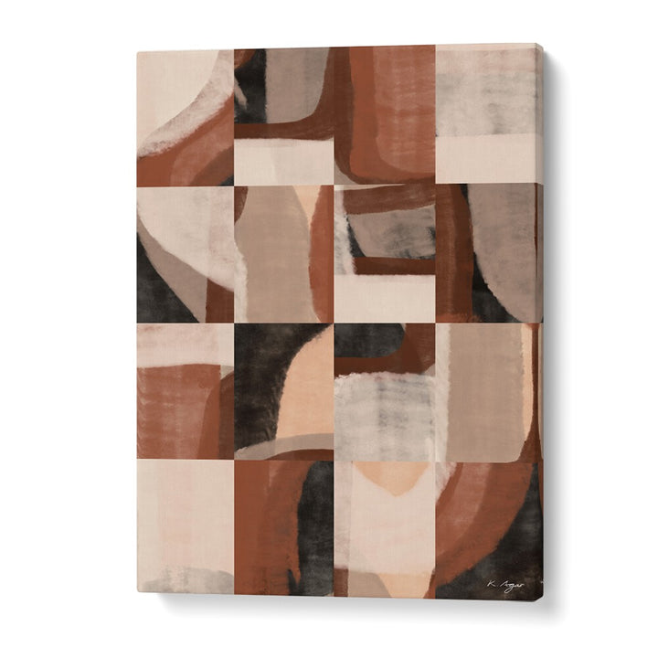 Elevate your decor with the ABSTRACT NO I, GEOMETRIC ART PRINTS featuring modern design and rich colors.