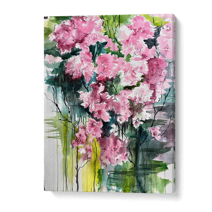 ALMOND TREE , FLORAL FLOWER PAINTINGS