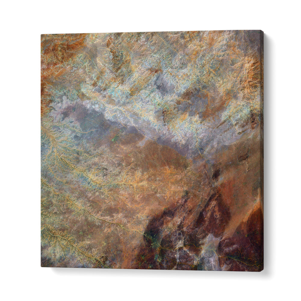 Stunning ANDALUSITE, ABSTRACT PAINTINGS feature earthy tones, adding artistic flair to any living space.