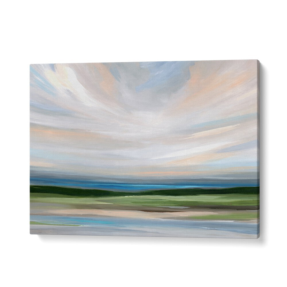 Stunning AT SUNRISE, ABSTRACT PAINTINGS capturing dawn's beauty, perfect for enhancing your home decor collection.
